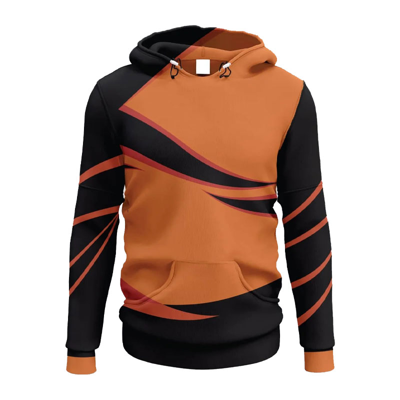 Orange and Black Hoodie
