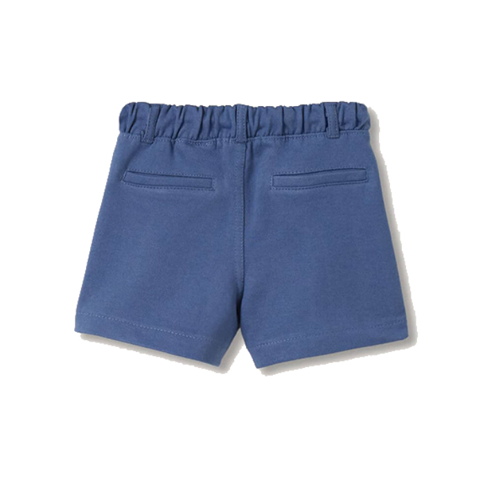 Blue Cotton Short