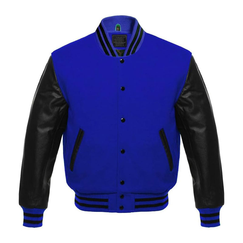 Black with Black Varsity Jacket