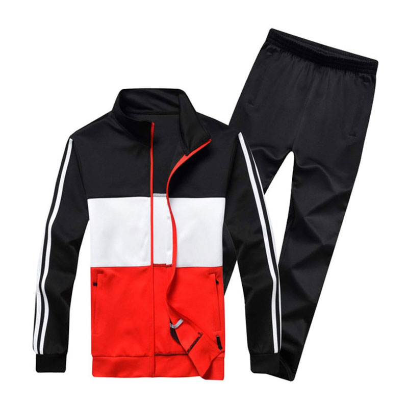 Black and Red Sweat Suit