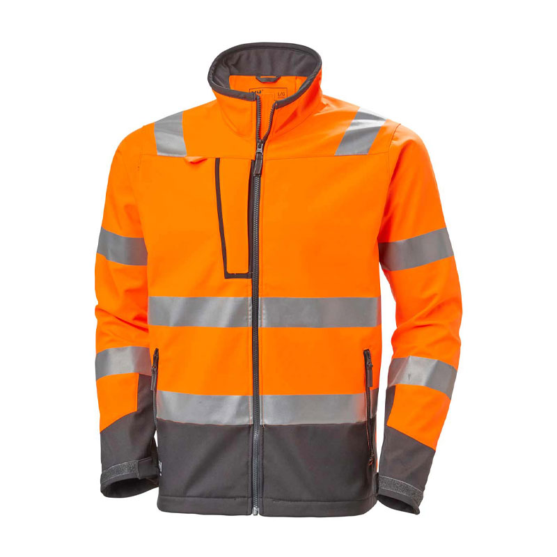 Orange and Grey Work Jacket