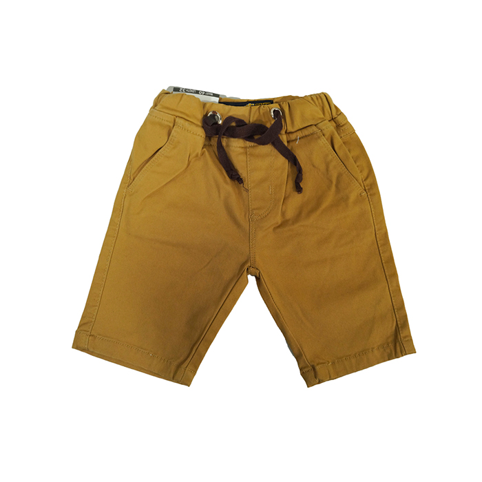 Brown Cotton Short