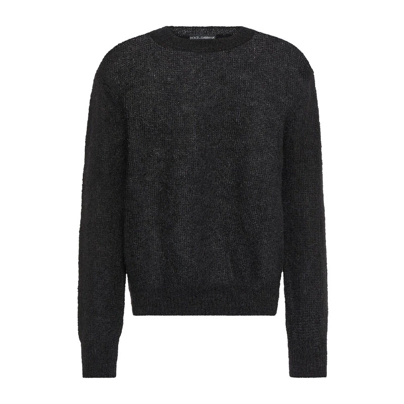 Black Mohair Sweatshirt