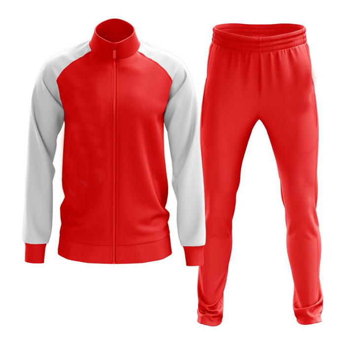 Red and White  Track Suit