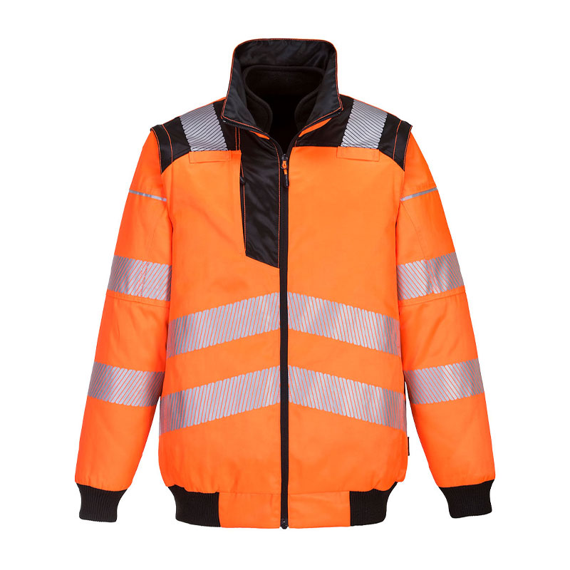 Orange and Black Work Jacket