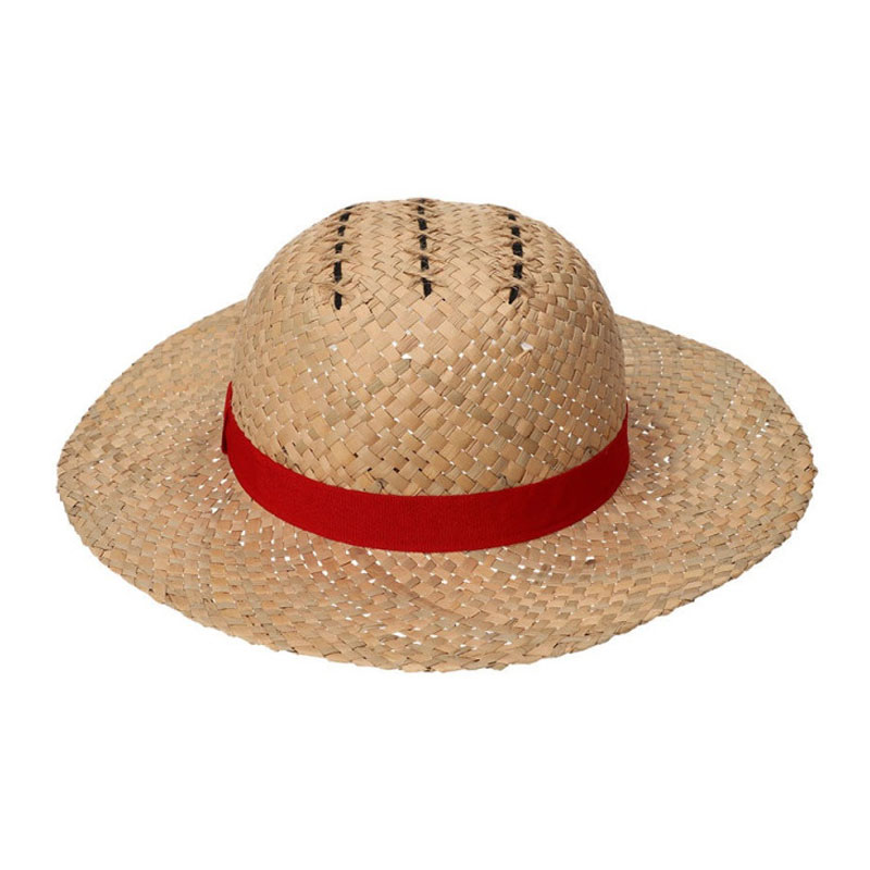 Brown with Red Ribbon Hat